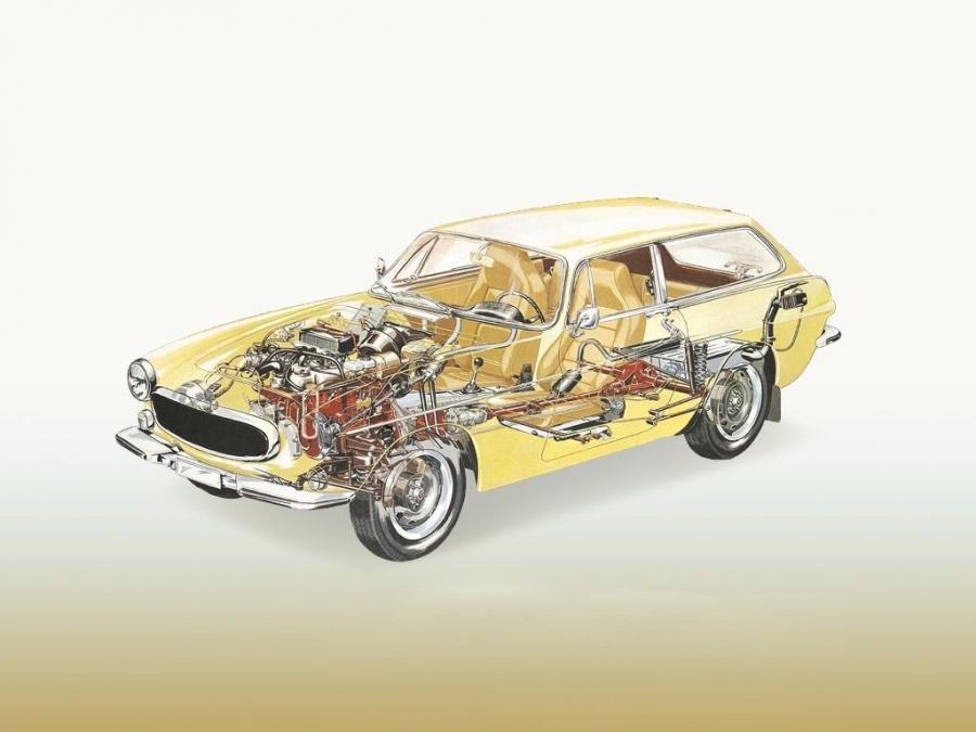  Volvo P1800ES 1972 года  (фото 2 из 16)